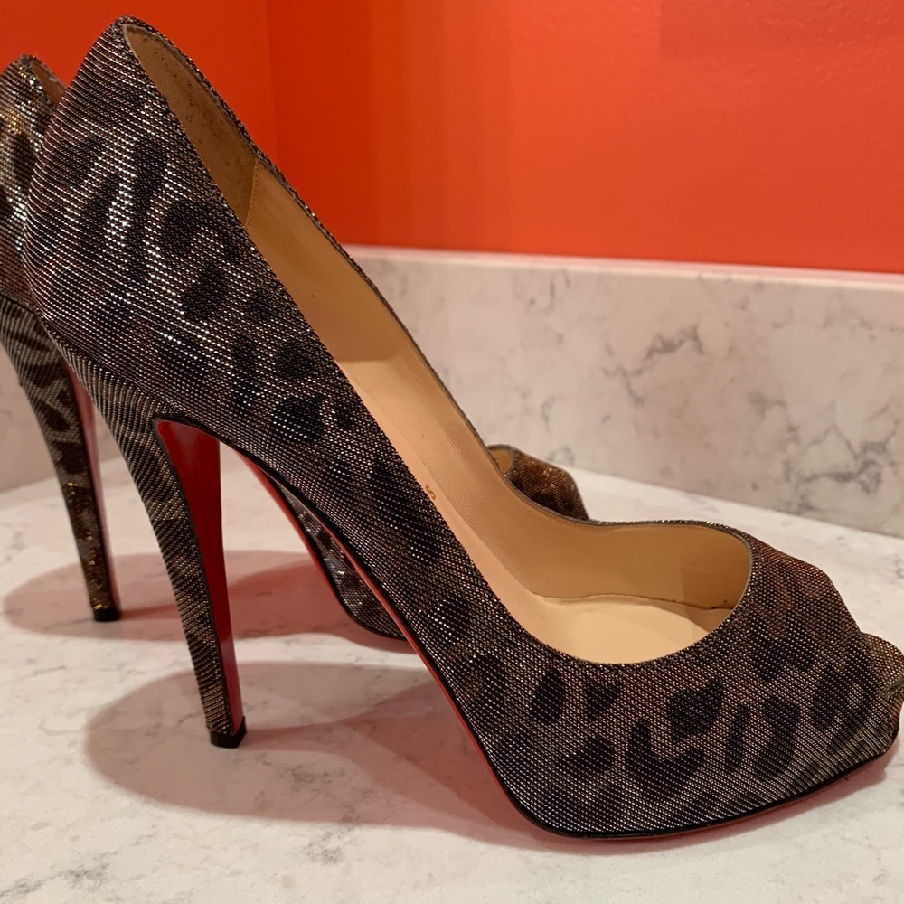 Christian Louboutin Peep Toe Heels